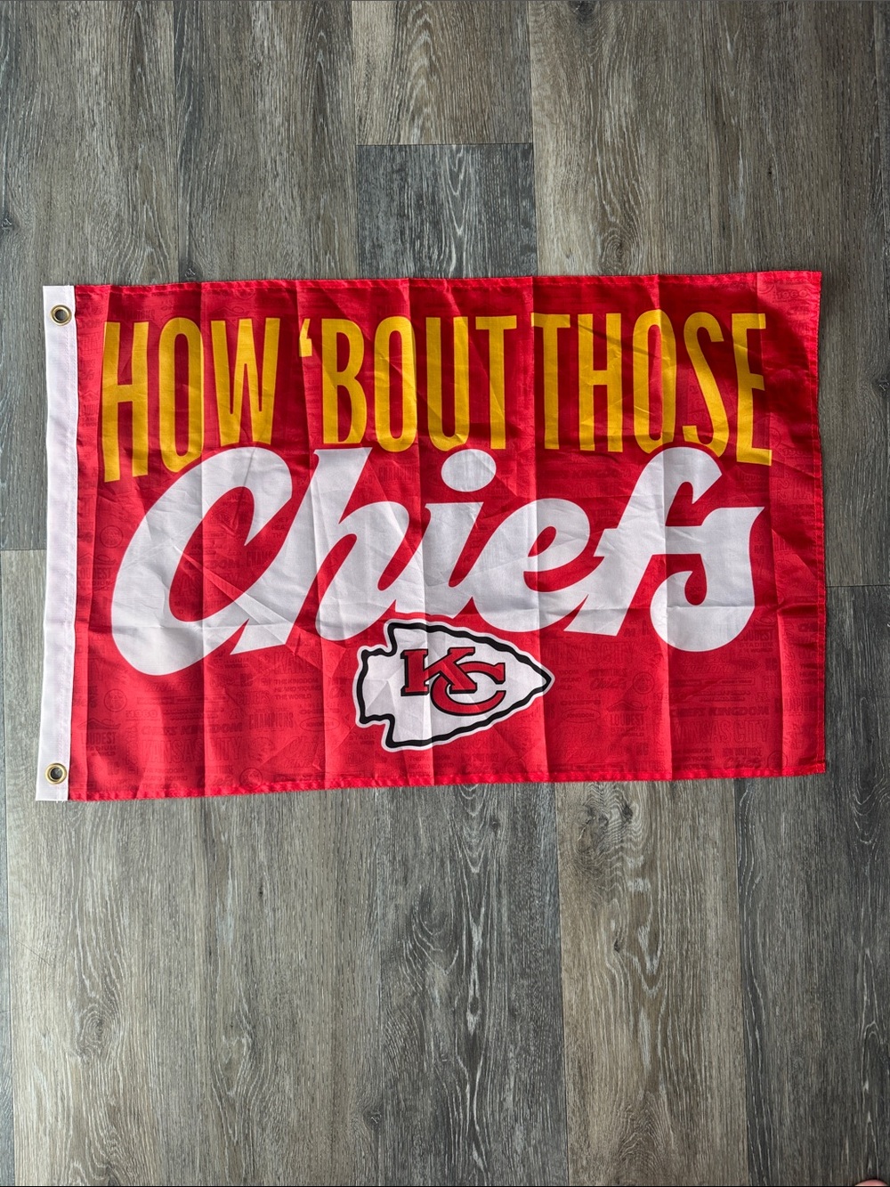 Kansas City Chiefs Red 'How 'Bout Those Chiefs' Flag